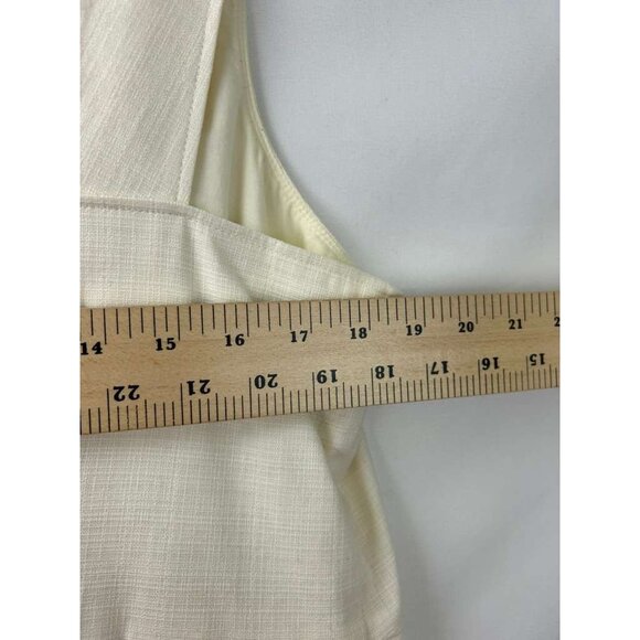 Lands End Women's 16W Floral Sleeveless Summer Mini Dress With Pockets - Picture 7 of 15